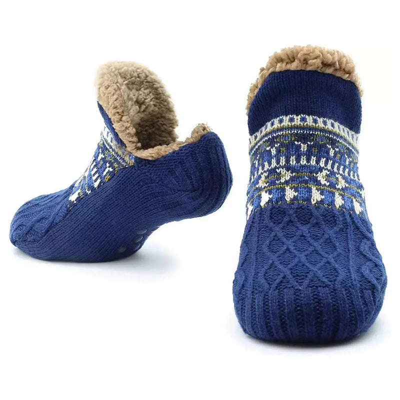 2024 New Winter Warm Floor Socks Home Fleece Slipper Women Men Snow Socks Sleep Carpet Socks Slippers Socks Non-slip Yoga Socks