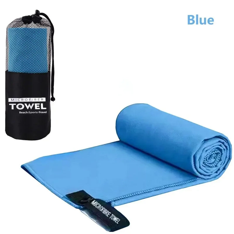 Quick-Dry Sports Towel 40X80/76X152CM Microfiber Running Yoga Gym Fitness Basketball Outdoor Camping Hiking Beach Towels