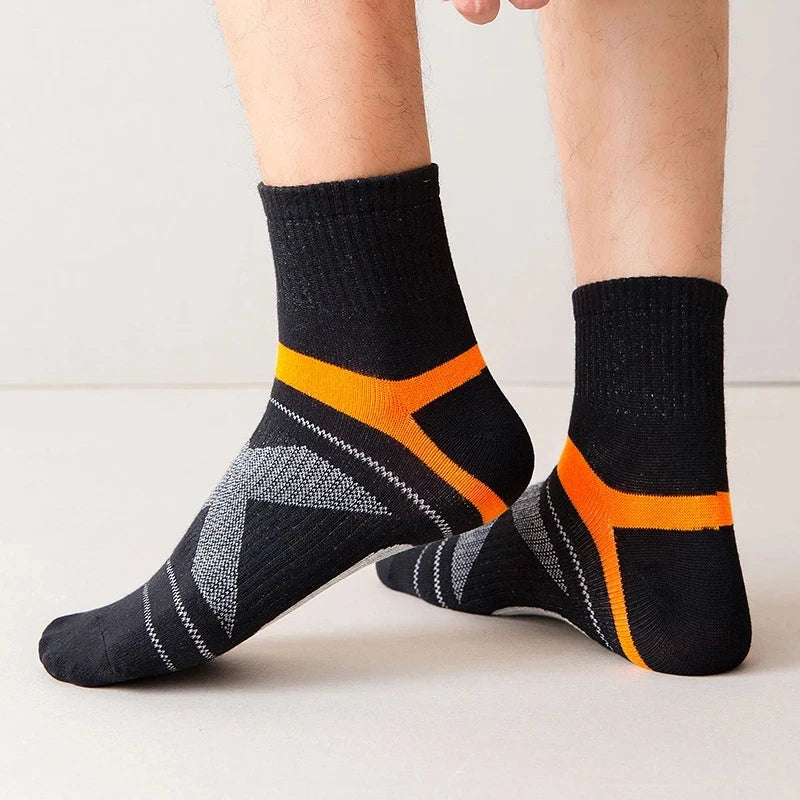 3 Pairs High Quality Men Black Socks Black Sports Socks Casual Soft Running Summer Absorb Sweat Breathable Male Sock Sokken