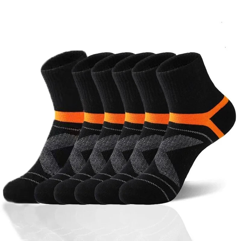 3 Pairs High Quality Men Black Socks Black Sports Socks Casual Soft Running Summer Absorb Sweat Breathable Male Sock Sokken