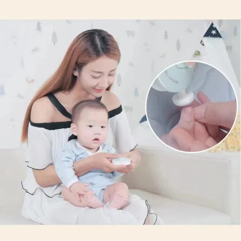 Electric Baby Nail Trimmer Kid Nail Polisher Tool Infant Manicure Scissors Baby Hygiene Kit Baby Nail Clipper Cutter For Newborn