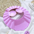 Baby Shower Soft Cap Adjustable Hair Wash Hat for Kids Ear Protection Safe Children Shampoo Bathing Shower Protect Head Cover