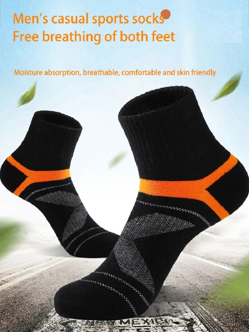 3 Pairs High Quality Men Black Socks Black Sports Socks Casual Soft Running Summer Absorb Sweat Breathable Male Sock Sokken